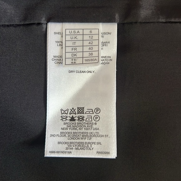 Brooks Brothers Wool Sheath Black Dress Size: 6 - Picture 16 of 16